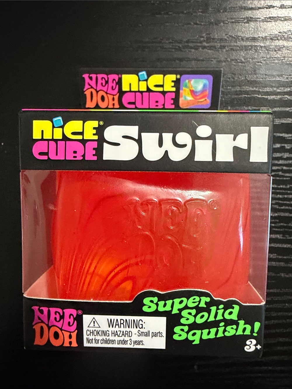 NEEDOH Nice Cube Swirl Squishy - Orange